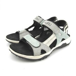 KURU Hiking Athletic Sandals Women 10 KURUCLOUD Gray Blue Orthopedic